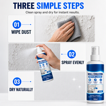 🧱 Buy 1 get 1 free-Wall Chalking Repair Liquid-Surface Curing Agent✨