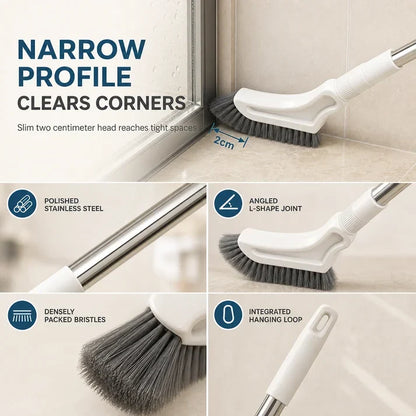 💕Buy 1 Get 1 Free🔥Long-Handle Corner Scrub Brush – Reach Tight Spaces Easily