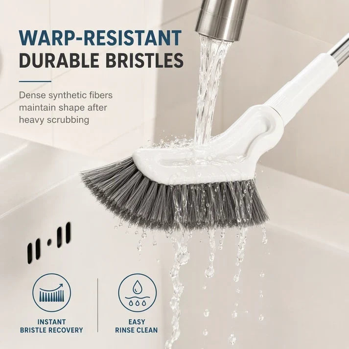 💕Buy 1 Get 1 Free🔥Long-Handle Corner Scrub Brush – Reach Tight Spaces Easily