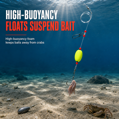 📢📢 Half-price offer!! ⏰ 6 surf fishing rigs with floats.