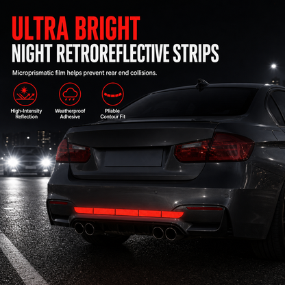 🔥Limited-time 50% off-Reflective Car Sticker Strips for Trunk & Rear Bumper
