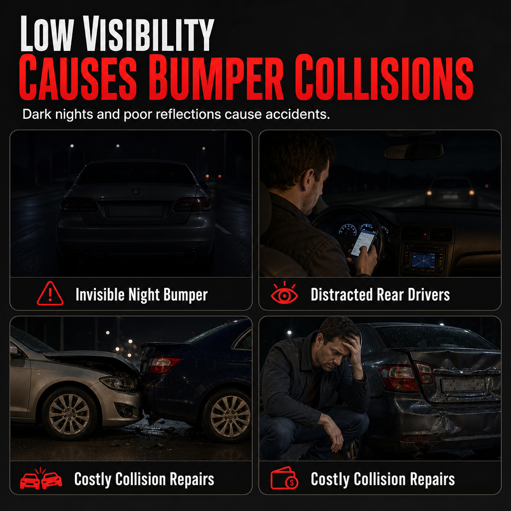 🔥Limited-time 50% off-Reflective Car Sticker Strips for Trunk & Rear Bumper