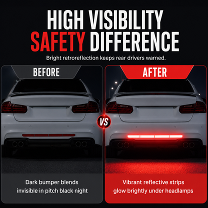 🔥Limited-time 50% off-Reflective Car Sticker Strips for Trunk & Rear Bumper