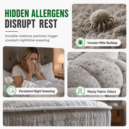 ✨Plant‑Derived Anti Dust Mite Spray | Works On Bedding, Couch & Car Interior