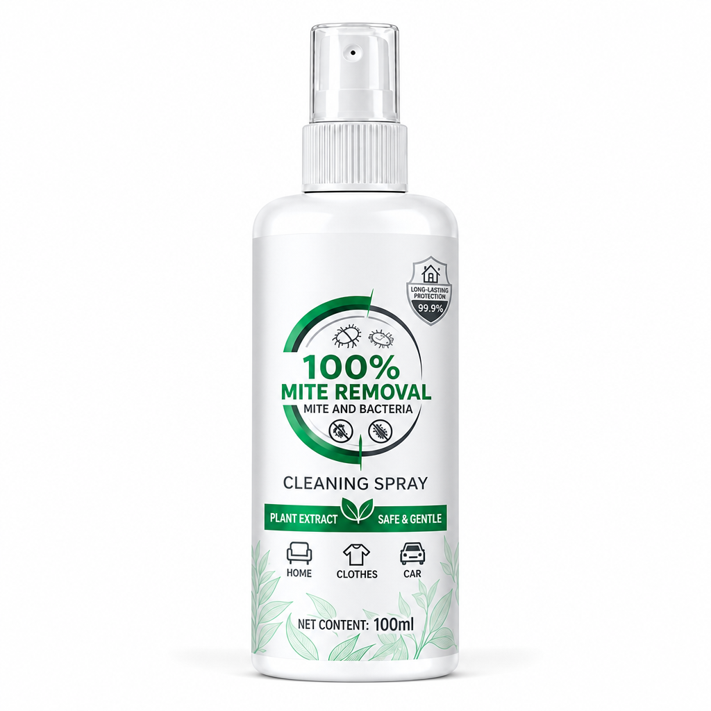 ✨Plant‑Derived Anti Dust Mite Spray | Works On Bedding, Couch & Car Interior