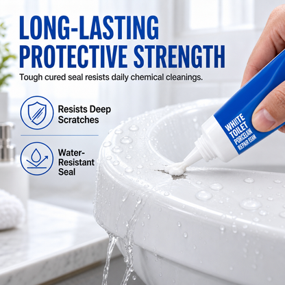 🚽✨ White Porcelain Toilet Repair Paste | BUY 1, GET 1 FREE 🎁 Limited-Time Offer!