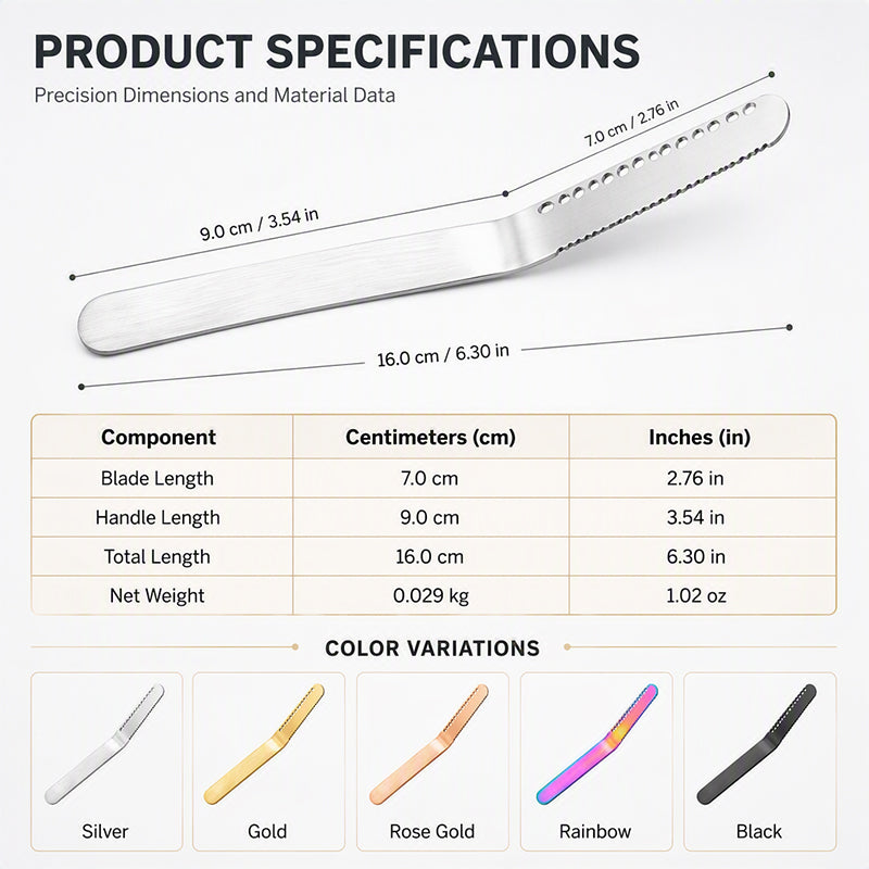 🧈 3-in-1 Butter Knife | 304 Stainless Steel