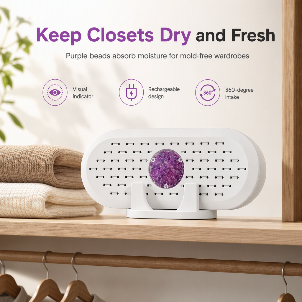 ⏳🔥LIMITED-TIME 50% OFF! ⏰Mini Reusable Household Dehumidifier.