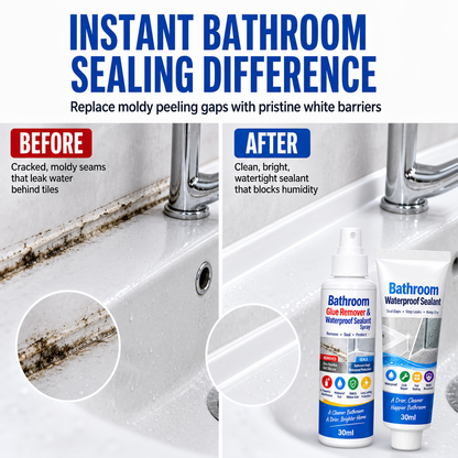 🚿🔧 Bathroom Glue Remover and Waterproof Sealant Set