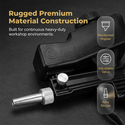 🔥Portable Pneumatic Sandblasting Gun｜Restore Metal Surfaces Fast