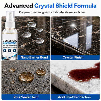 🥳2026 HOT SALE🥳Stone Nanocrystal Plating Spray – restores shine, seals & protects marble, granite & quartz.