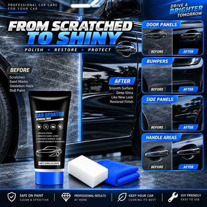 🔥Premium Car Scratch Removal Polish Wax