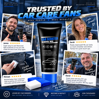 🔥Premium Car Scratch Removal Polish Wax