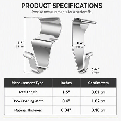 Heavy-Duty 304 Stainless Steel Vinyl Siding Hooks
