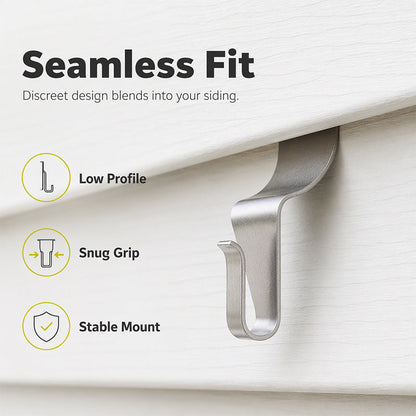 Heavy-Duty 304 Stainless Steel Vinyl Siding Hooks