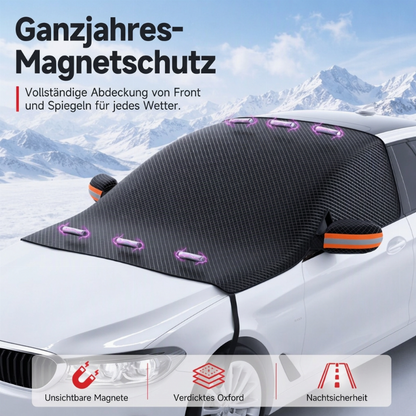 🚗 Magnetische Windschutzscheibenabdeckung – Schutz vor Schnee und Frost