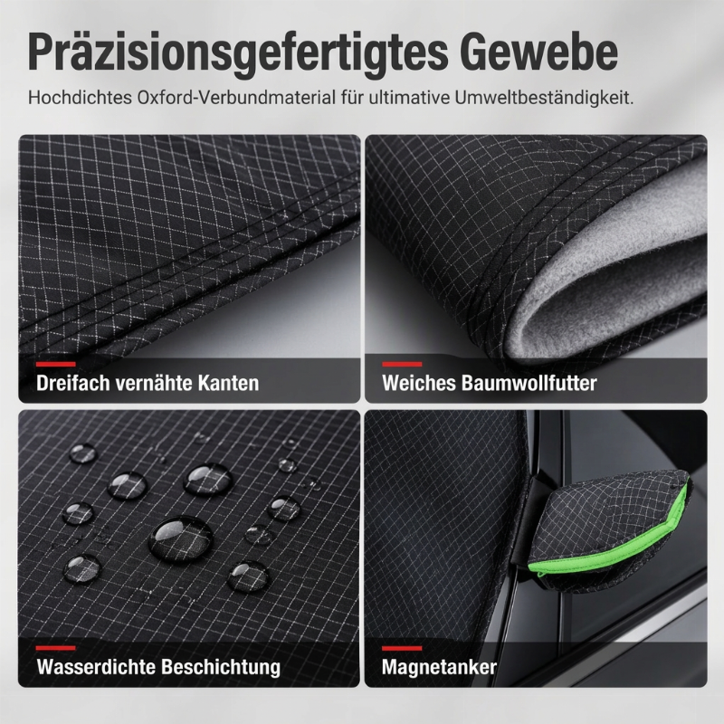 🚗 Magnetische Windschutzscheibenabdeckung – Schutz vor Schnee und Frost