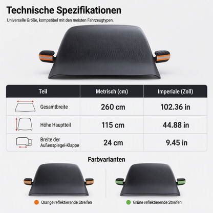 🚗 Magnetische Windschutzscheibenabdeckung – Schutz vor Schnee und Frost