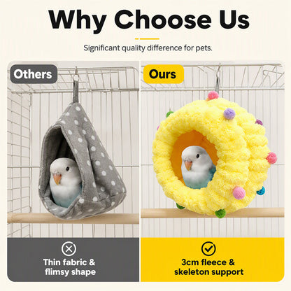 🏠🐦Soft Comfortable Hanging Bird Bed