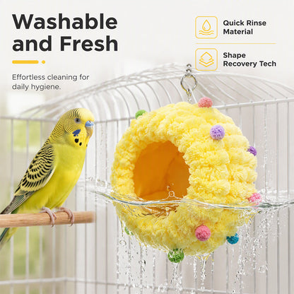 🏠🐦Soft Comfortable Hanging Bird Bed