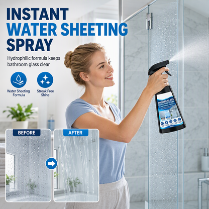 🔥Buy 3 Get 2 Free-Stop Water Marks Instantly! Hydrophilic Shower Glass Spray
