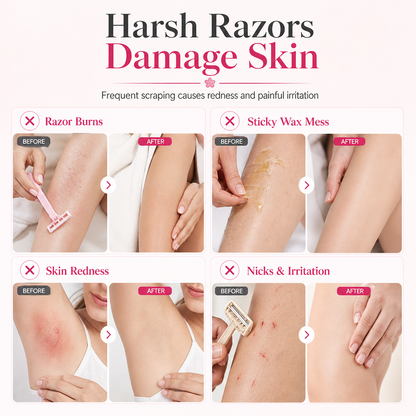 🌿Gentle Roll-On Hair Removal - Specially designed for delicate areas; easy to apply and ideal for sensitive skin.