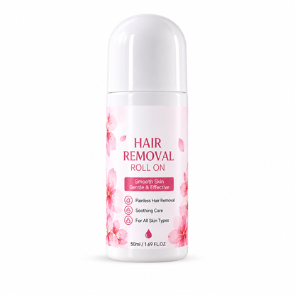 🌿Gentle Roll-On Hair Removal - Specially designed for delicate areas; easy to apply and ideal for sensitive skin.