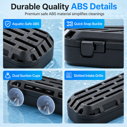 Must‑Have Aquarium Gadget! Low‑Water Level Waste Collector for Fish & Turtle Tank