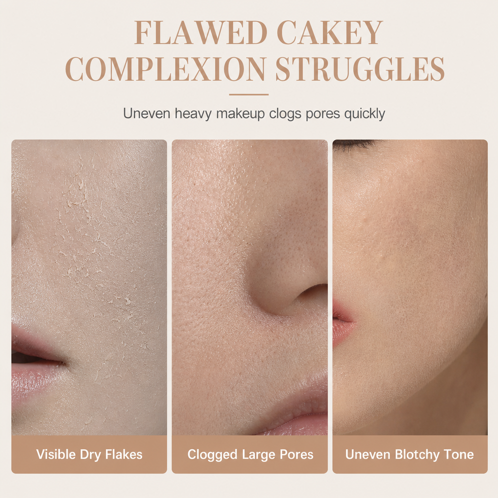 2-in-1 High Coverage Foundation Stick 💄 Foundation & Concealer Cream Makeup