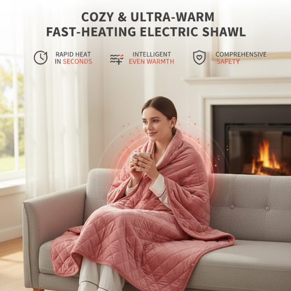 🧣Cozy Fast-Heating Electric Shawl｜Instant Warmth Wherever You Go