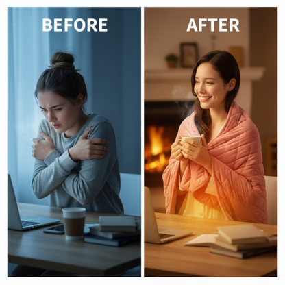 🧣Cozy Fast-Heating Electric Shawl｜Instant Warmth Wherever You Go