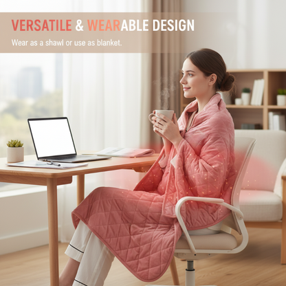 🧣Cozy Fast-Heating Electric Shawl｜Instant Warmth Wherever You Go