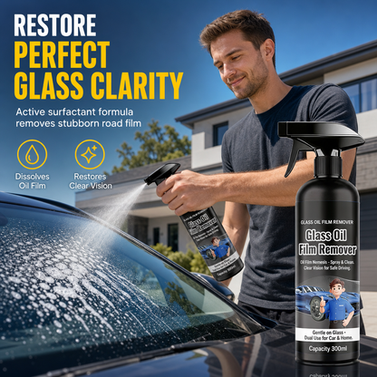 🎁50% OFF💥Car Glass Oil Film Remover Spray Powerful
