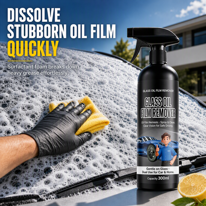 🎁50% OFF💥Car Glass Oil Film Remover Spray Powerful