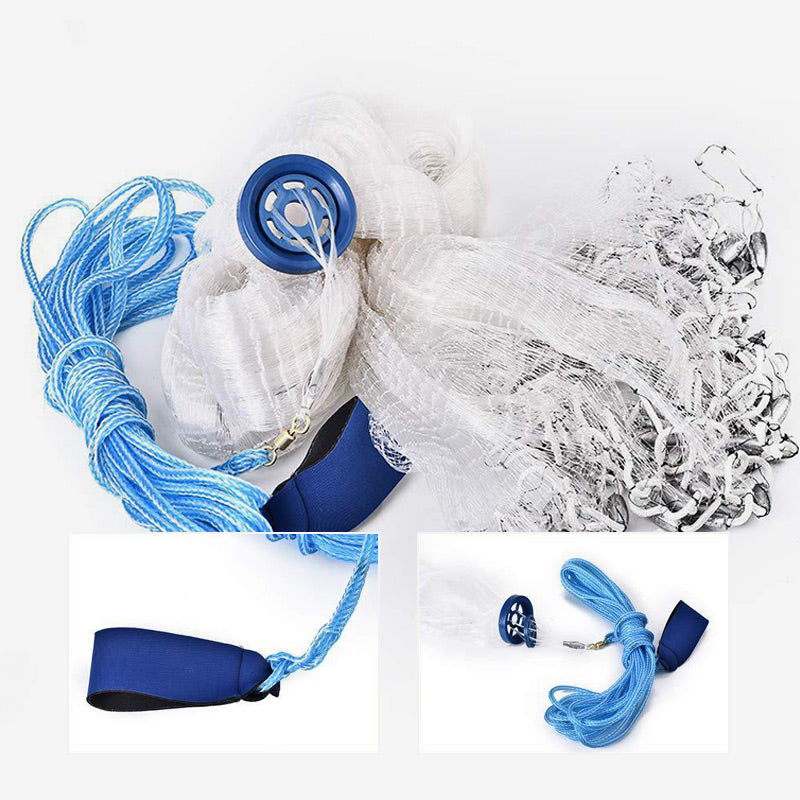 🎣Easy to Throw Hand Cast Fishing Net! Perfect for Beginners to Catch Fish Quickly