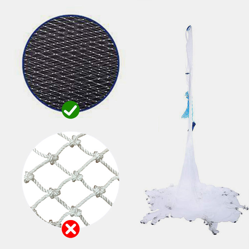 🎣Easy to Throw Hand Cast Fishing Net! Perfect for Beginners to Catch Fish Quickly