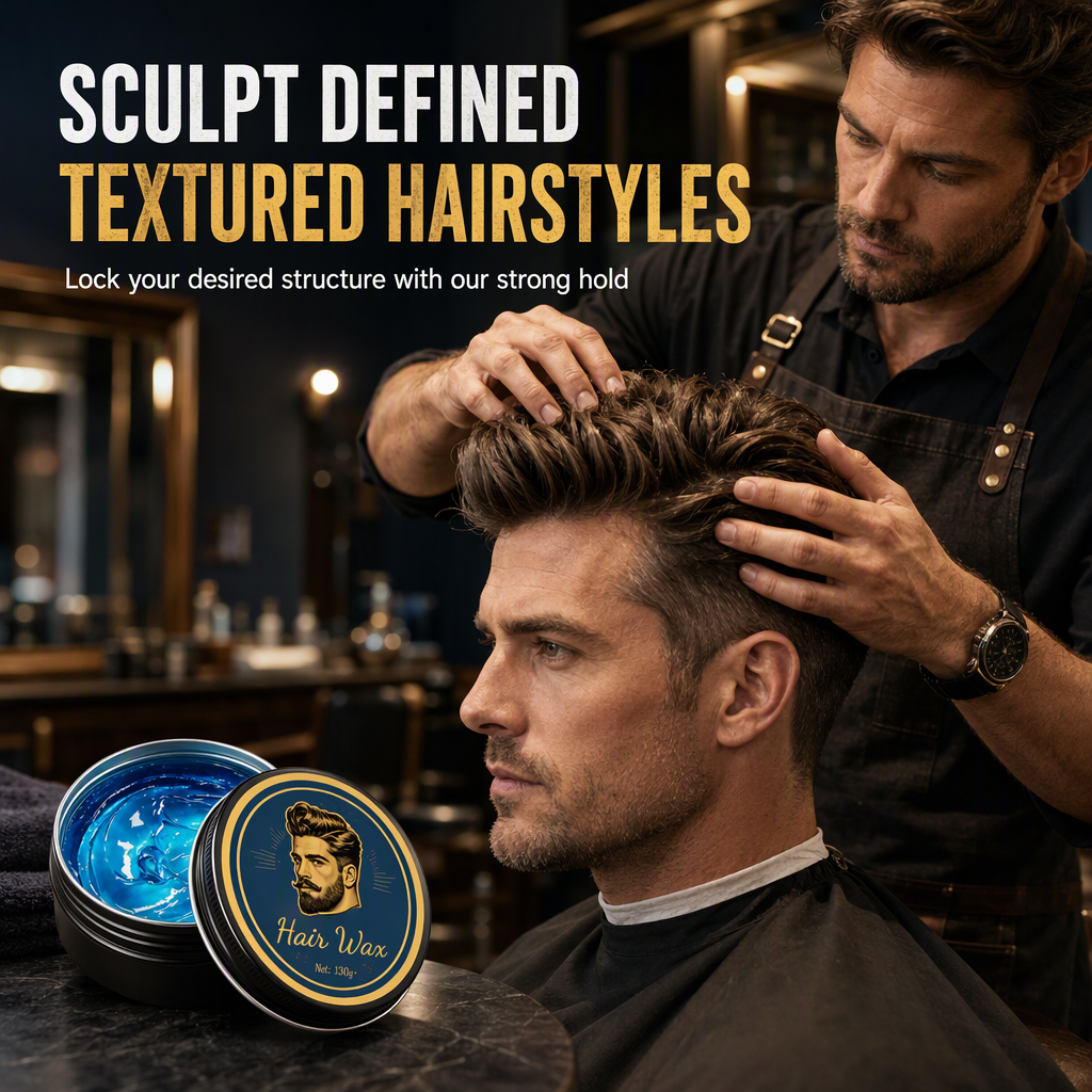 🔥Buy 2 Get 1 Free - Cologne Scented Men's Hair Pomade 130g Long Lasting Hold and Volumizing Styling Wax