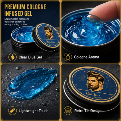 🔥Buy 2 Get 1 Free - Cologne Scented Men's Hair Pomade 130g Long Lasting Hold and Volumizing Styling Wax