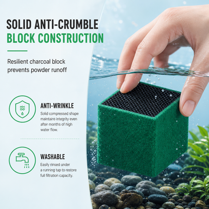 💧LIMITED-TIME BUY 1 GET 1 FREE! ✨Activated Carbon Filter Cube for Aquarium Water Purification