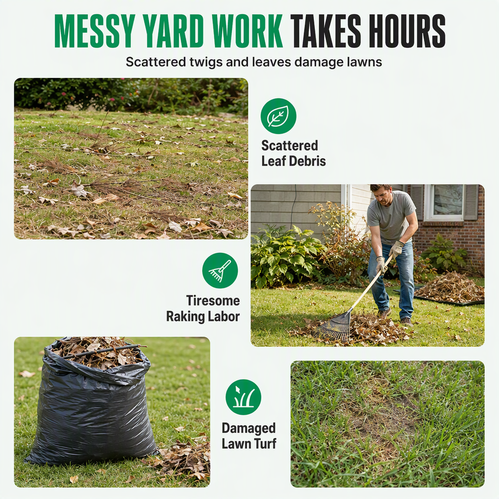 🥳2026 HOT SALE🥳💞50% OFF! Garden Leaf Collection Mat – Collect Leaves Mess-Free, No Raking Chaos! 🛡️✅