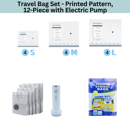 🔥Save 80% Space! Vacuum Compression Storage Bags for Clothes
