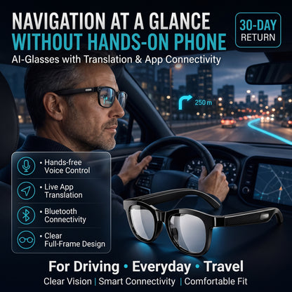 🔥AI Smart Glasses-Supporting Real-Time AI Language Translation.