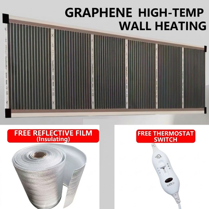 🔥3-Second Rapid Heating Honeycomb Graphene Far-Infrared Ceramic Wall Heater – Low Noise & Energy Efficient Indoor Wall Mount Heater
