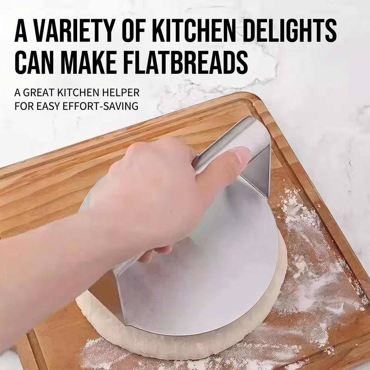 🔥50% Off Today Only: Multifunctional Stainless Steel Tortilla Press.