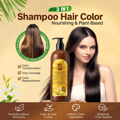 🌿 Buy 1 Get 1 Free! 💇‍♀️ Nourishing Botanical Hair Dye: Natural color, gentle care for your hair ✨