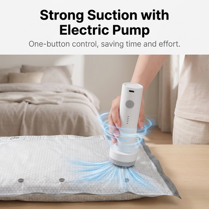 🔥Save 80% Space! Vacuum Compression Storage Bags for Clothes