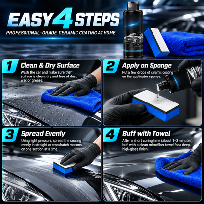 🔥Buy 1, Get 1 Free 🔥Nano-ceramic coating spray, available in 60ml and 180ml bottles🛡️💎