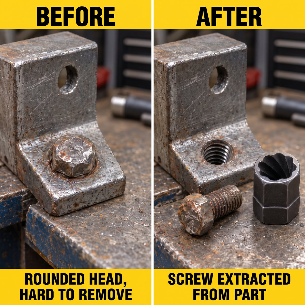 🛠️🛡️50% Off Today – An Essential Tool for Every Craftsman: Screw Extractor Set