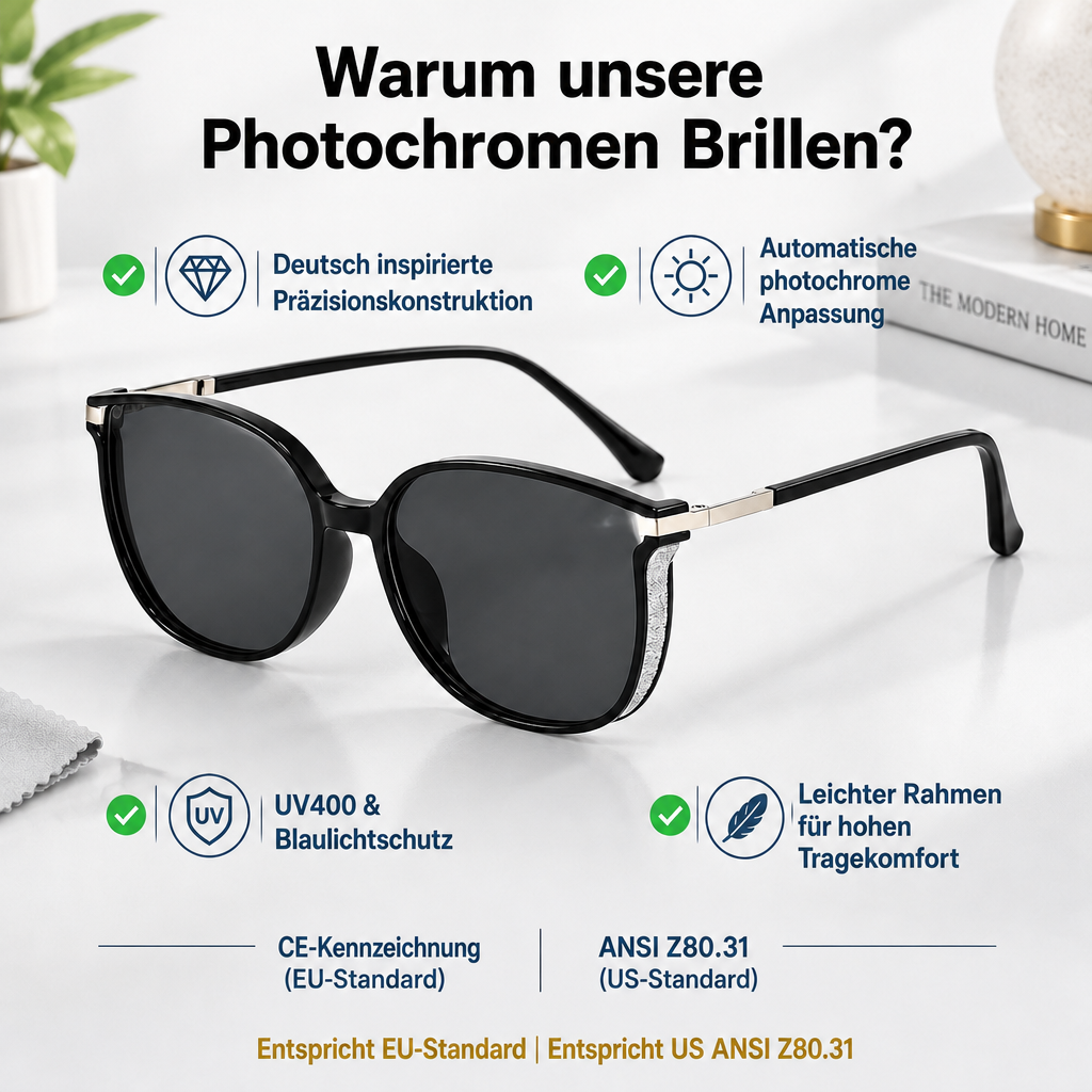 💥Kaufen Sie 1 und erhalten Sie 1 gratis! 👓Selbsttönende phototrope Lesebrille