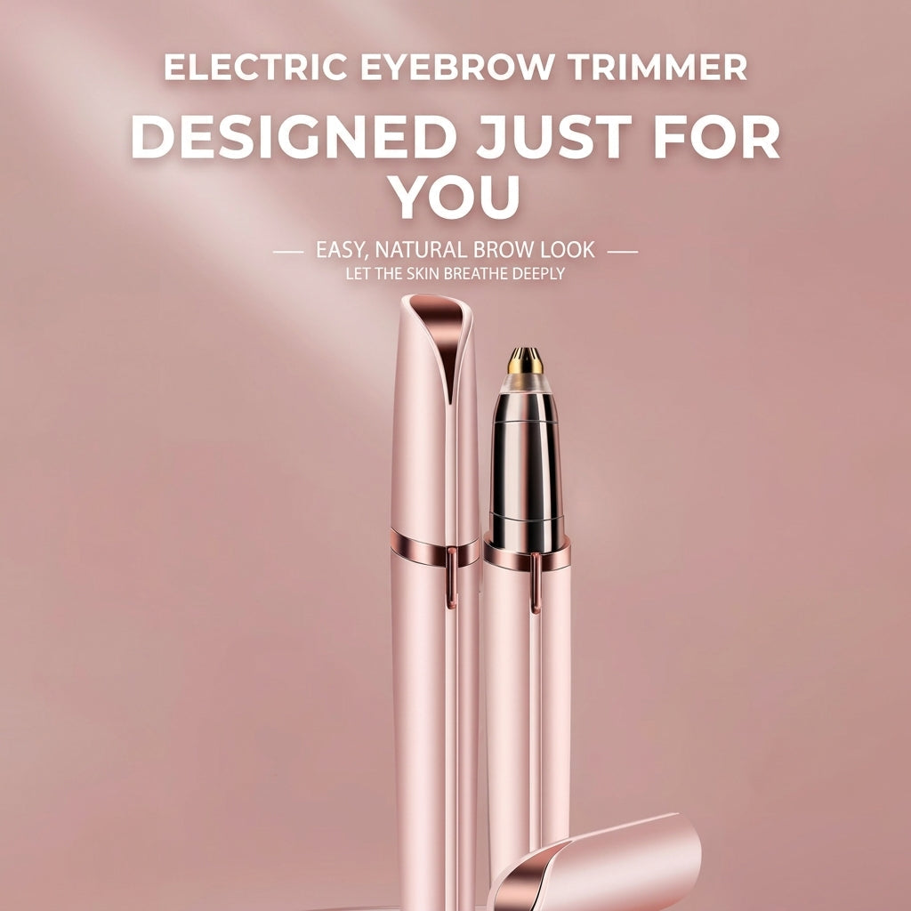 ✂️ Rechargeable Electric Eyebrow Trimmer ✨ Automatic Eyebrow Shaper for Men & Women, Precise Grooming